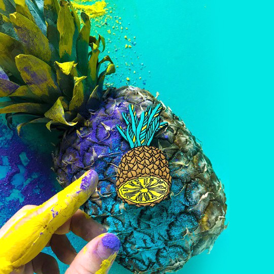 Брошь 'Ananas'