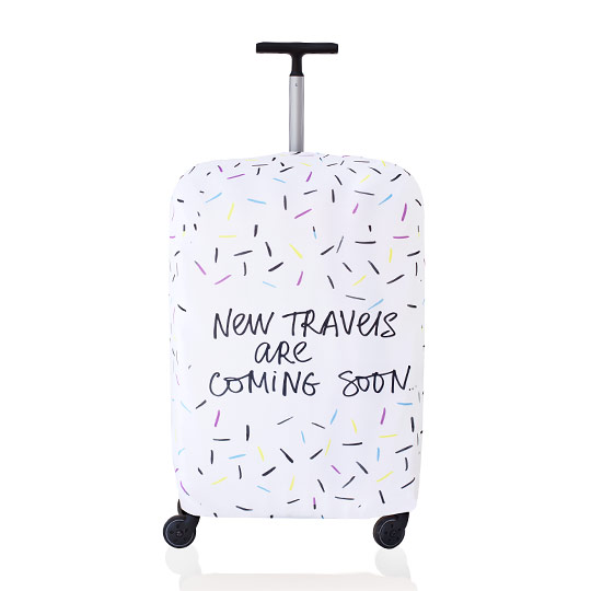 Чехол для чемодана 'Travels coming'