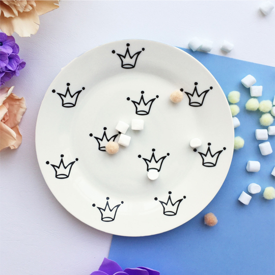 Тарелка фарфоровая 'My Little Crown Ver.2'