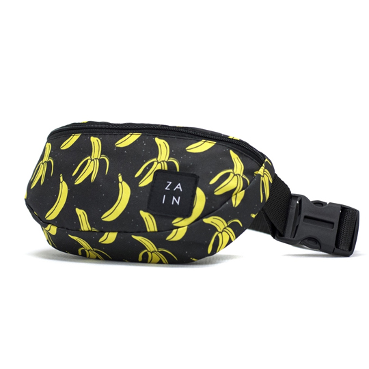 Сумка поясная 'Bananas in black'
