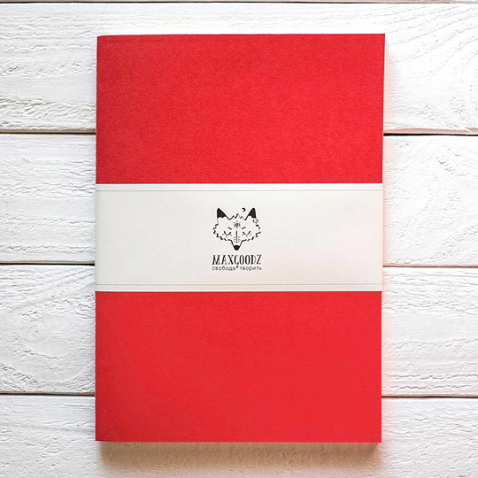 

Блокнот A4 'Notebook' / Алый