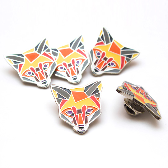 Брошь Sasha Unisex 'Red Fox'