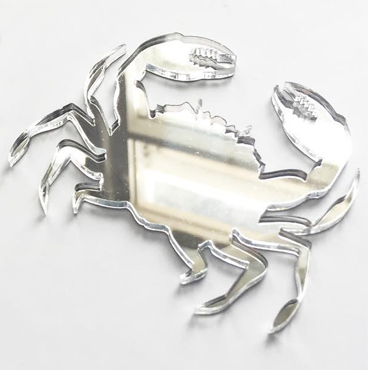 Брошь 'Crab' / Зеркальный