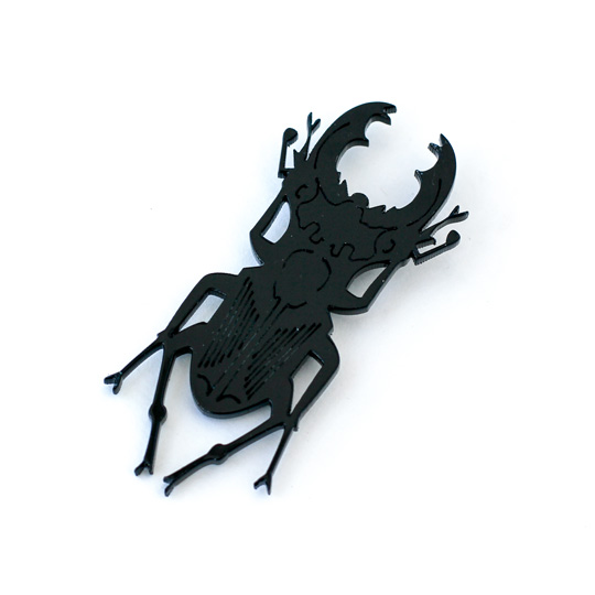 Брошь 'Bug' / Черный