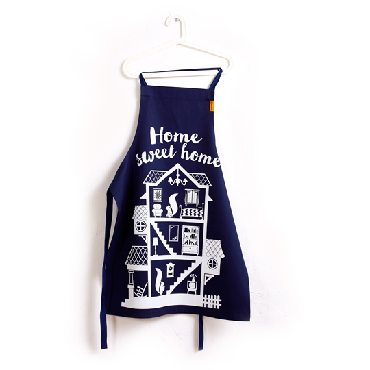 Фартук 'Home Sweet Home' / Синий
