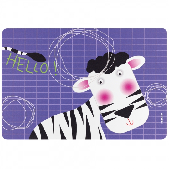

Коврик детский сервировочный 'Hello' / Zebra
