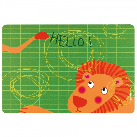 

Коврик детский сервировочный 'Hello' / Lion