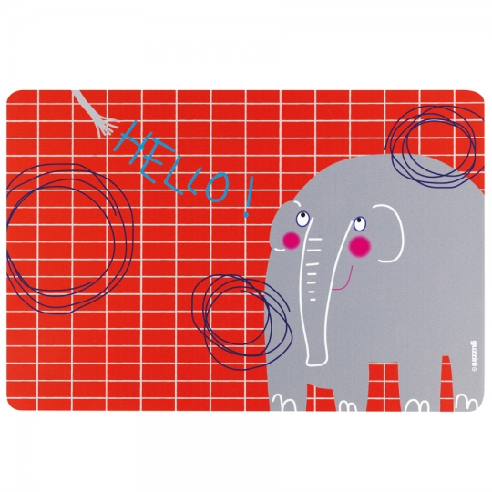 

Коврик детский сервировочный 'Hello' / Elephant