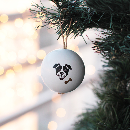 Игрушка елочная 'Dog on the tree' / Джек Рассел