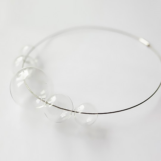 Колье 'Glass' - Прозрачный