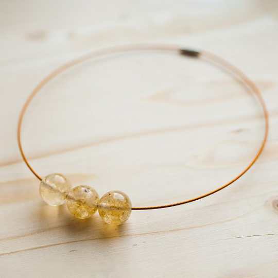 Колье 'Yellow Quartz'
