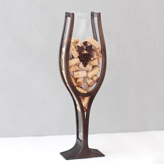 Копилка для винных пробок 'Grapes' / Clear