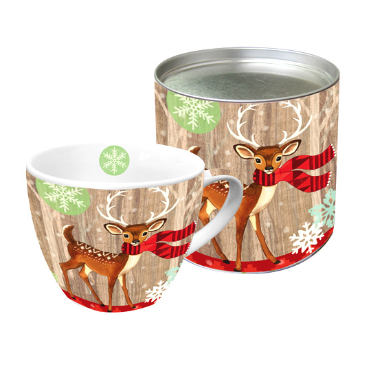 Кружка в подарочной коробке 'Animal with Scarf' / Deer
