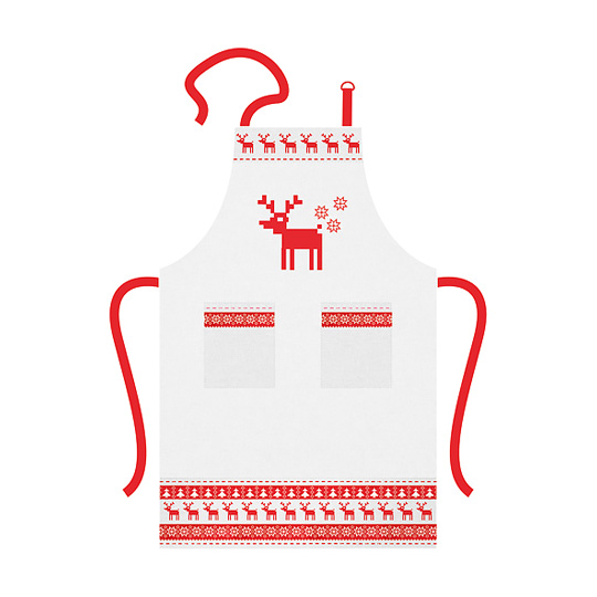 Фартук Xmas Connection / Magic Christmas Фартук Xmas Connection / Magic ChristmasФартуки, полотенца, прихватки<br>Пусть атмосфера нового года и праздничное настроение не покидают тебя нигде, даже на кухне.<br>Яркий фартук и забавным принтом защитит тебя от нападения брызг и жирных каплей, сохранит в целости праздничный наряд и просто улыбнет твоих близких, как только они увидят тебя в кулинарной униформе :)<br><br><br>В чём плюсы:<br> Изготовлен из натурального хлопка.<br> Быстро впитывает влагу и быстро высыхает.<br> Универсальный размер, который подходят даже самым маленьким поварам. <br> Длинные завязки позволят отрегулирова...<br><br>Дизайн: Magic Christmas<br>Вес г: 182