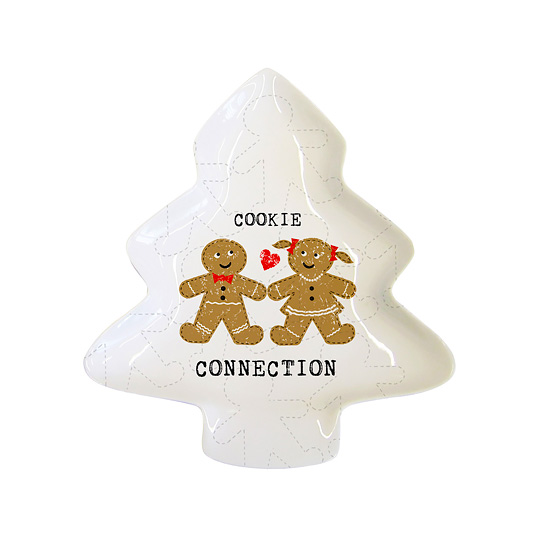 Тарелка 'Christmas tree' / Cookie Connection