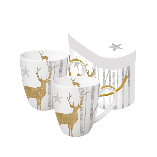 Кружка в подарочной коробке 'Mystic Deer', набор 2 шт