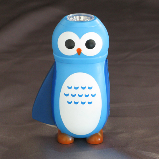 Фонарик светодиодный 'Owl' / Голубой