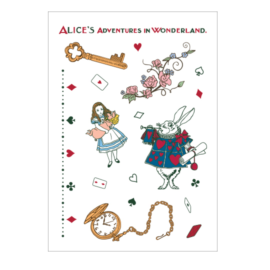 Татуировка переводная 'Alice'