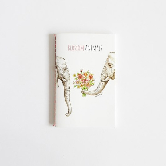 Тетрадь 'Blossom Animals' / Elephant