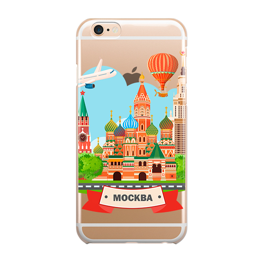 Чехол для iPhone разных моделей 'Welcome to Moscow'