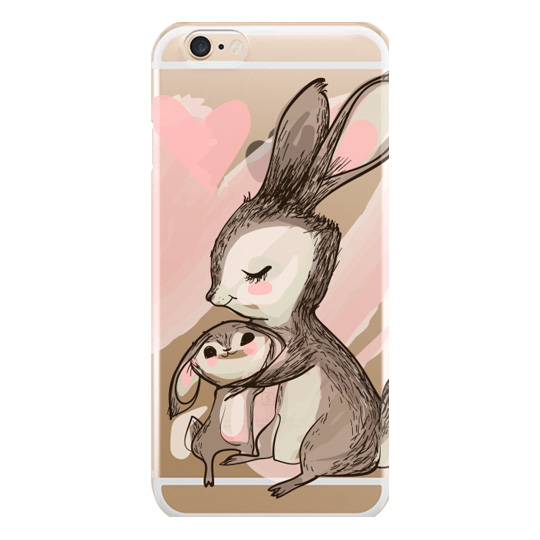 Чехол для iPhone разных моделей 'Lovely Bunnies'