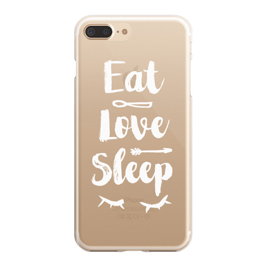 Чехол для iPhone разных моделей 'Eat, Love, Sleep'
