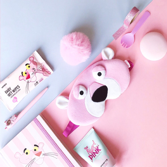 Маска для сна 'Pink Panther'