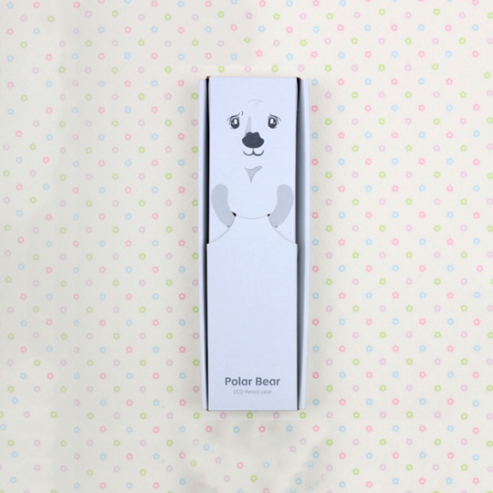 Карандаши, набор 5 шт. 'Face of Nature' / Polar bear