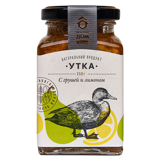 Деликатес мясной 'Утка с грушей и лимоном'