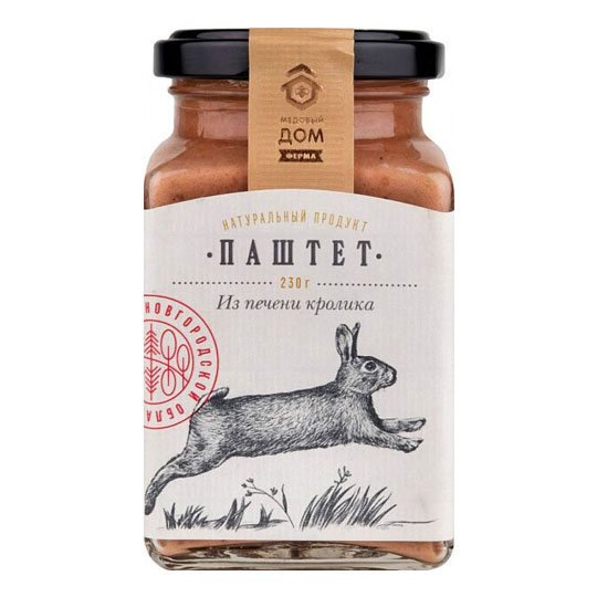Деликатес мясной 'Паштет из кролика'