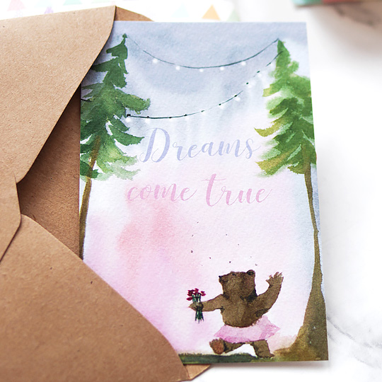 Открытка 'Dreams Come True'