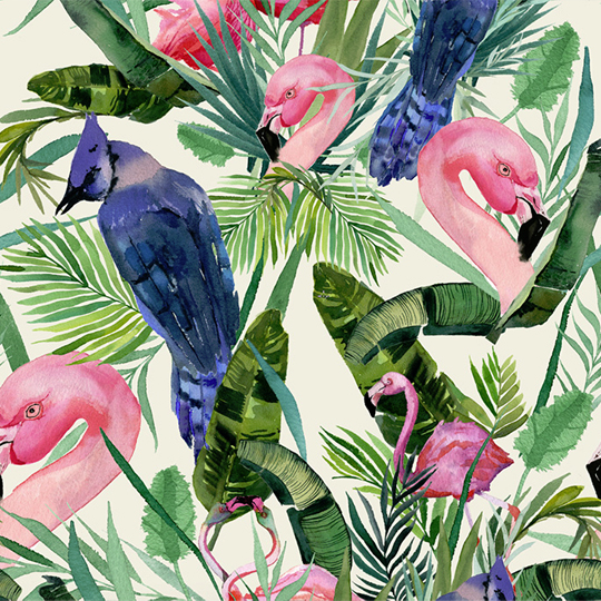 Бумага упаковочная 'Floral'
