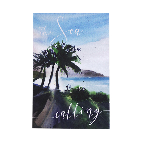 Открытка 'The Sea is calling'