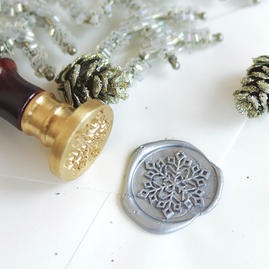 Печать и сургуч 'Silver snowflake'