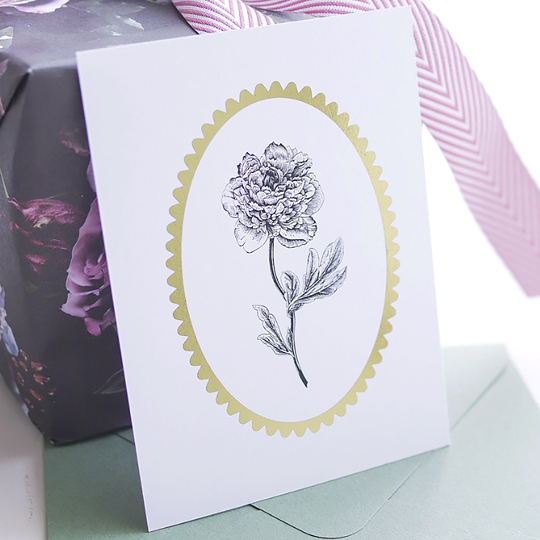 Открытка 'Peony'