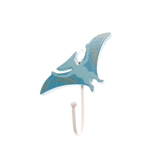 Крючок-вешалка Dinosaur / Pterodactyl Крючок-вешалка Dinosaur / PterodactylПолки, вешалки, крючки, ключницы<br>Если твои платочки, головные уборы или просто важные штуки валяются на полу, под диваном или заброшены на шкаф, то надо призвать их к порядку! Развесь всё и вся на симпатичные фигурные крючочки!<br>В чём плюсы:<br> Крючок крепится к стене на металлическую петельку.<br> Яркая и забавная фигурка динозавра поднимет настроение.<br> Подойдет для детской комнаты или ванной пусть у ребенка будет своя вешалка на удобной ему высоте.<br> Не просто безликий крючок, а настоящее украшение интерьера!<br>Размер: 7 х 10 см. <br>...<br><br>Дизайн: Pterodactyl<br>Вес г: 42