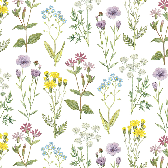 Бумага упаковочная 'Wildflowers'