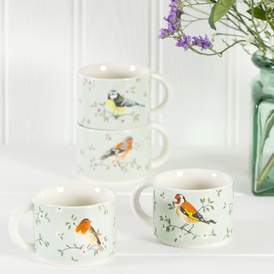Кружка 'Garden Birds', набор 4 шт