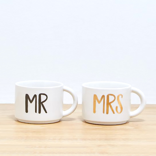 Кружка 'Mr & Mrs', набор 2 шт