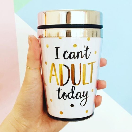 Термостакан 'I Can't Adult Today'