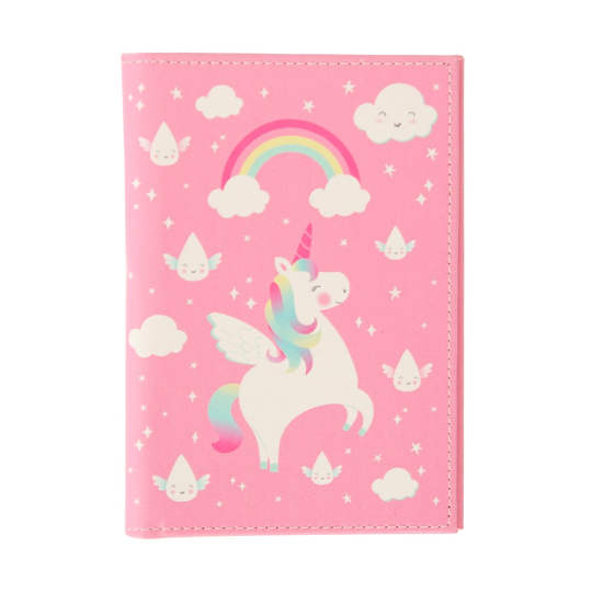 Обложка для паспорта 'Rainbow Unicorn'