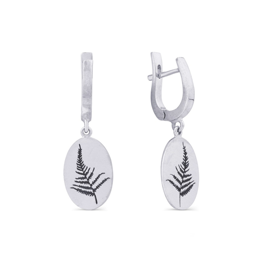 Серьги 'Leverback' / Fern