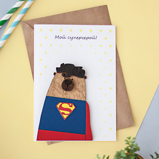 Открытка 'Superman'