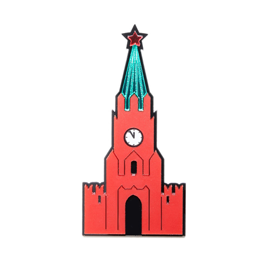 Брошь 'Спасская башня'