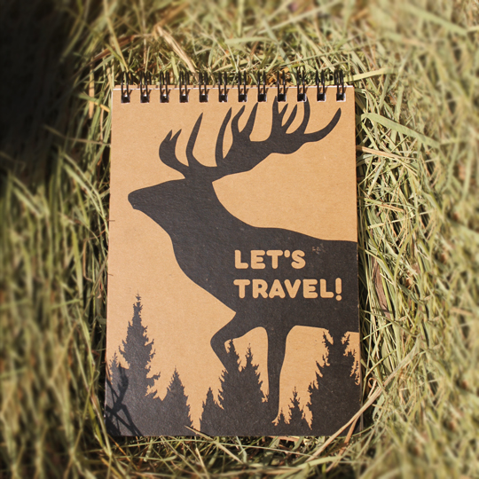 Блокнот 'Let's travel'