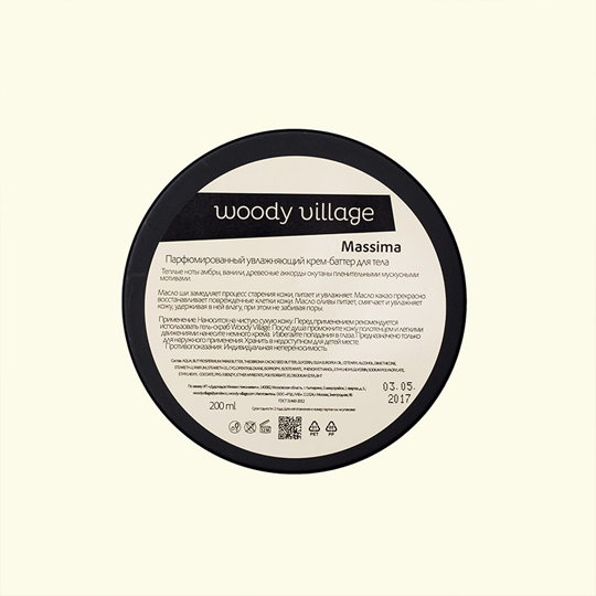 Крем-батер для тела Butter / Massima Крем-батер для тела Butter / MassimaКремы<br>Woody Village - это линейка продуктов с ароматами высокой парфюмерии на основе натуральных компонентов. Вся красота этих благородных композиций сконцентрированы<br>в созвучной игре базовых нот ольфакторной пирамиды.<br><br>В чём плюсы:<br> В базе линейки Massima продуктов лежит роскошный аромат, встречающим нас в магазинах Massimo Dutti. <br>Вся красота этой благородной композиции сконцентрирована в созвучной игре базовых нот ольфакторной пирамиды. Теплые ноты амбры, ванили, древесные аккорды окутаны пленител...<br><br>Аромат: Massima<br>Вес г: 250