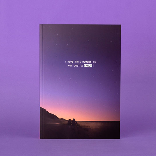 Планинг датированный 2019 'Night Series' / Purple