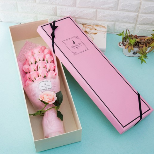 Букет из крема для Spa-процедур 'Charm of roses' - Light pink