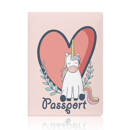 Обложка для паспорта 'Unicorn Love'
