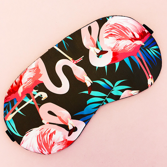 Маска для сна гелевая 'Flamingo'